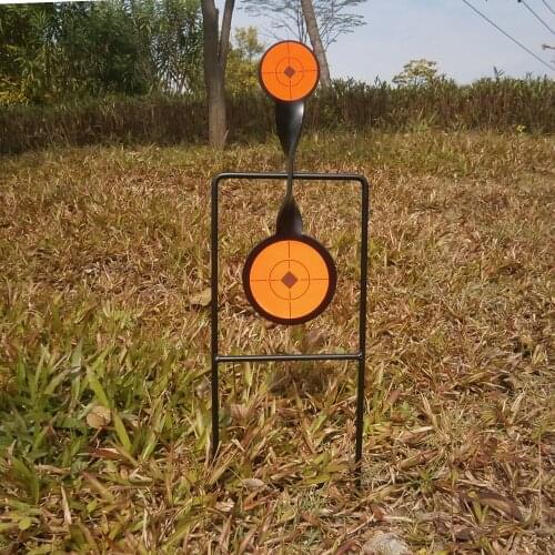 Two Plates spinner target Rim fire target shooting target