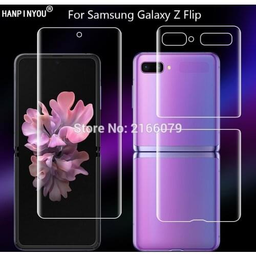 HANPINYOU Screen Protectors For Samsung Galaxy Z Flip 5G
