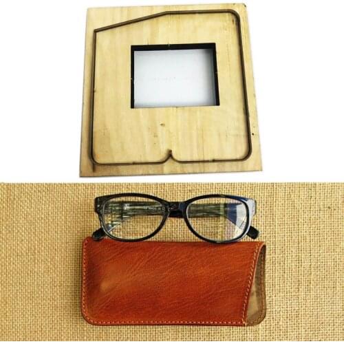 Leather Glasses Case Sunglass and Reading Glasses Case Japan Steel Blade Rule Die Cutter for Diy Leather Template Crafts