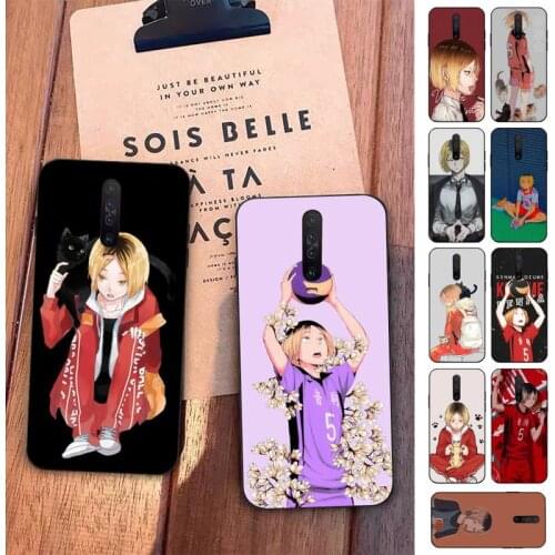 Kozume Kenma Haikyuu Anime Phone Case for Redmi 5 6 7 8 9 A 5plus K20 4X S2 GO 6 K30 pro
