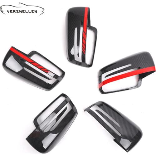 Real Carbon Fiber Mirror Covers for Mercedes benz A B C-Class 2017-2014 W204 W176 W246 W207 W212 W221 X204 Side Door Mirror Caps