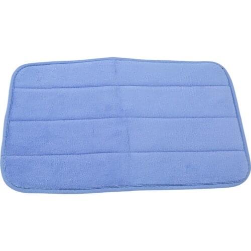 Kitchen Accessories Door Mat Tapete Doormats Solid Color Coral fleece Non-Slip Kitchen Bathroom Carpet Room Pad