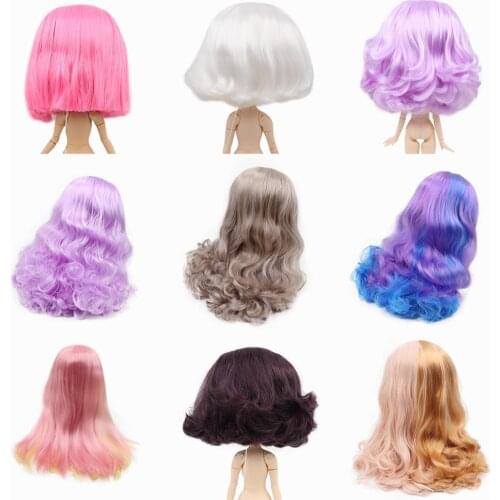 DBS blyth doll icy toy 1/6 bjd wig rbl scalp dome hair white skin