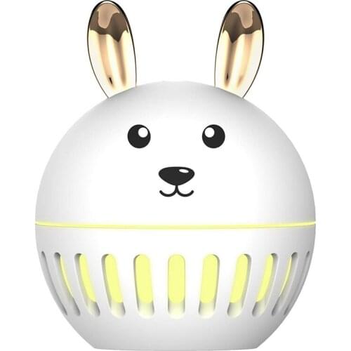 Cute Rabbit Essential Oil Diffuser for Kids, 130Ml USB Aromatherapy Diffuser Cool Mist Mini Air Humidifier for Bedroom