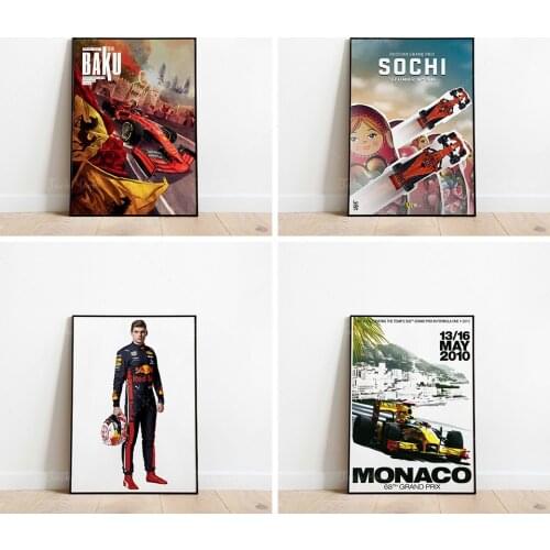 Formula 1 F1 Vintage Monaco Grand Prix 2010 Poster