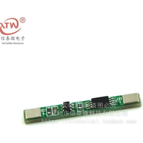 1S 3.7V 3A li-ion BMS PCM battery protection board pcm for 18650 lithium ion li battery