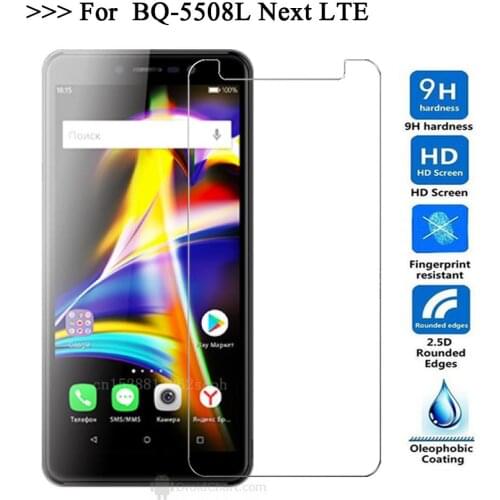 For BQ Mobile BQ-5508L Next Lte Tempered Glass Screen Protector 2.5 9h Safety Protective Film on BQ5508L BQS-5508L