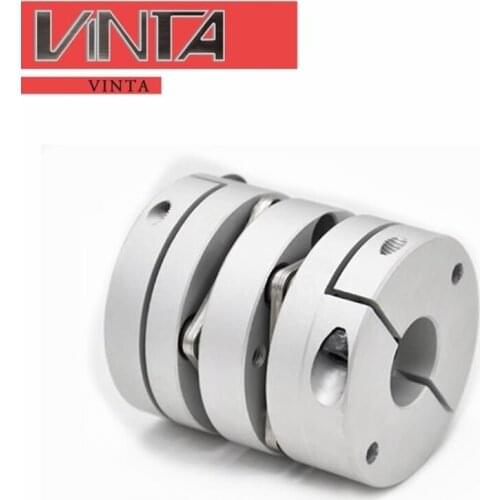 1pcs 3 4 5 6 6.35 7 8 10mm Aluminium alloy shaft coupling cardan coupler Flexible plum CNC Jaw couple casal motor shaft adapter