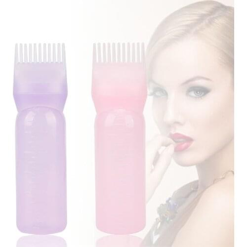 1pc Hot Hair Dye Bottle Applicator Brush Dispensing Salon Hair Coloring Dyeing Gift For Girls Hair Styling Tools 3 colors dfdf