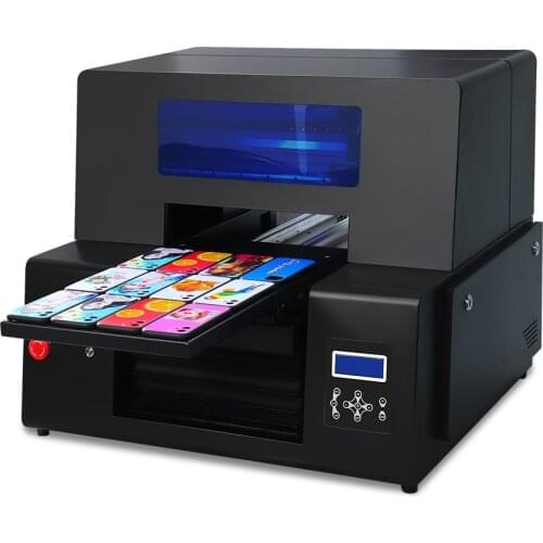 A3 UV Printer For Phone Case Metal Wood Glass Automatic Fast Speed A3 Printing Machine With two Epson Printerhead