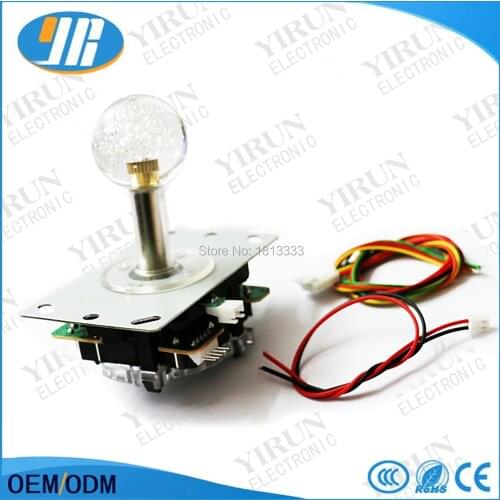 Arcade LED joystick 5V illuminated Joystick SANWA 5pin Type Stick for Arcade cabinet DIY