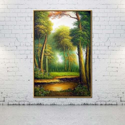 Artcozy Oil Canvas Painting Paint banners from the doc For Home Decoration Wall Art