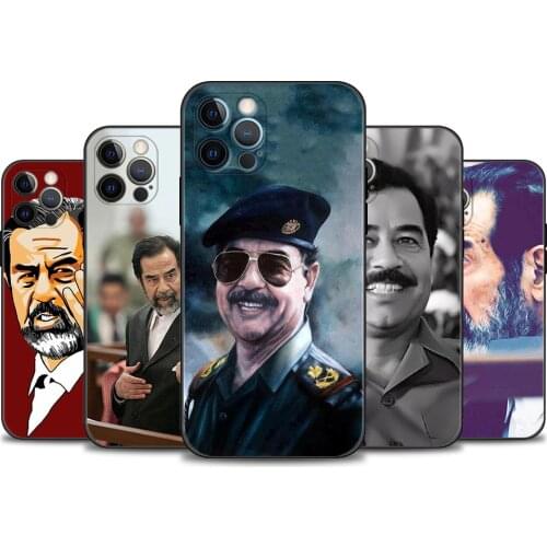 Saddam Hussein Iraq Smart Cellphone Case For Apple iPhone 12 11 pro max XS XR X Max Cover Black Fundas for iphone 7 8 6 plus 6s