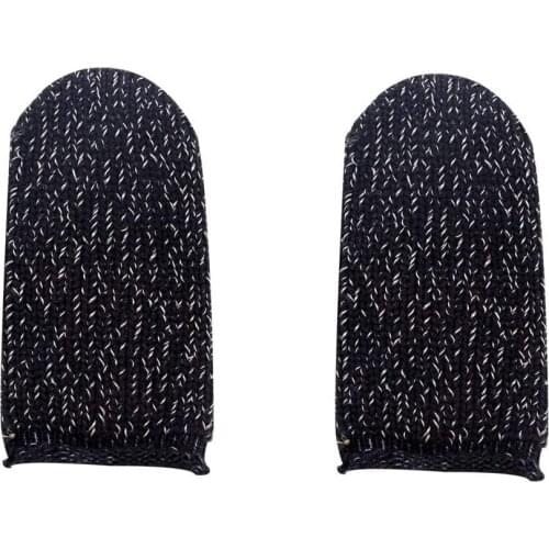 Game Finger Breathable Mobile Game Controller Finger Sleeve Touch Trigger For Screen Game Gaming Controller Tablet Black Present