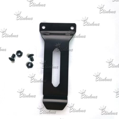 10pcs or 50pcs/lot , 32mm *72mm(1.26" x 2.83") Kydex Holster Clip knife scabbard Clip DIY Black Clip huntting Holster clips
