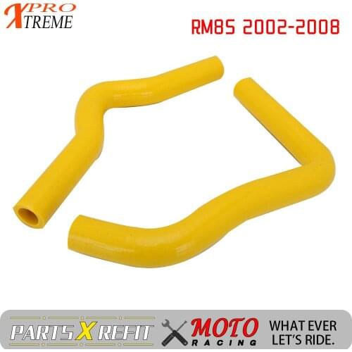Motorcycle Gold Water Cooler Pipe Radiator Coolant Hose Cooling Kit For Suzuki RM85 RM 85 2002 2003 2004 2005 2006 2007 2008