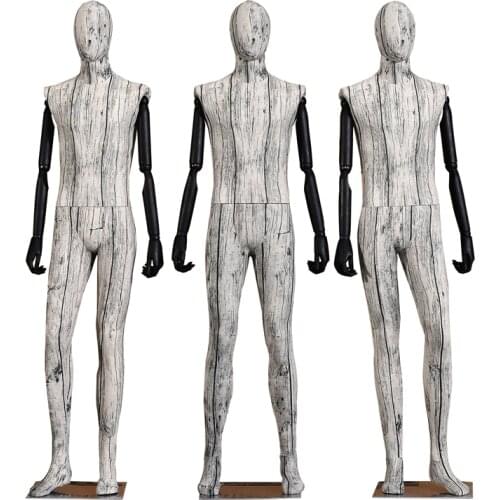 Men Full Body Model Solid Wood Hand Men Mannequin Fake Clothes Rack Hot Sale