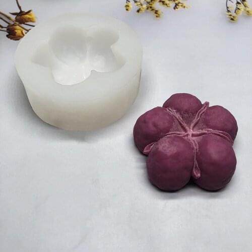 Newest Creative Cotton Shaped Candle Silicone Mold Resin Plaster Home Decoration Mold DIY Fondant Mousse Cake Making Tool