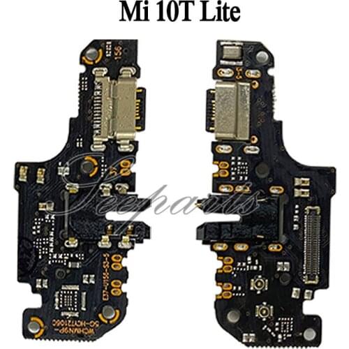 New For Xiaomi Mi 10T Lite USB Charging Port Flex Cable Dock Plug Connect Board Replacement For Xiaomi Mi 10T Charger Port Board