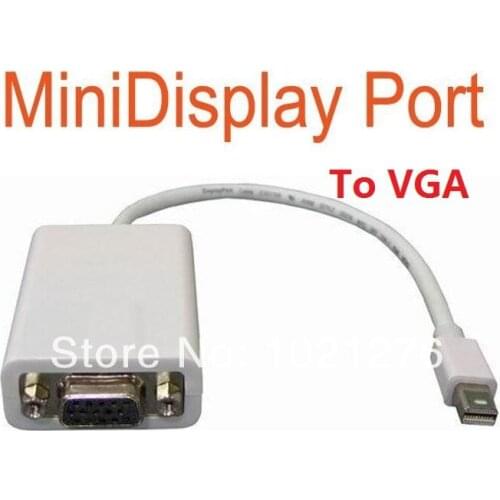 Wholesale Mini Display Port Mini DP To VGA adapter Cable For Apple Macbook Air Pro Mac mini Flyinghigher