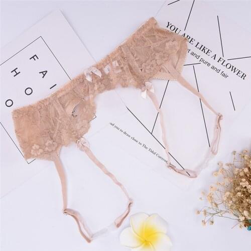 Women Garters Suspenders 2018 Double Breasted Adjustable Waist Belt for Stockings Socks Size M and L for Stockings