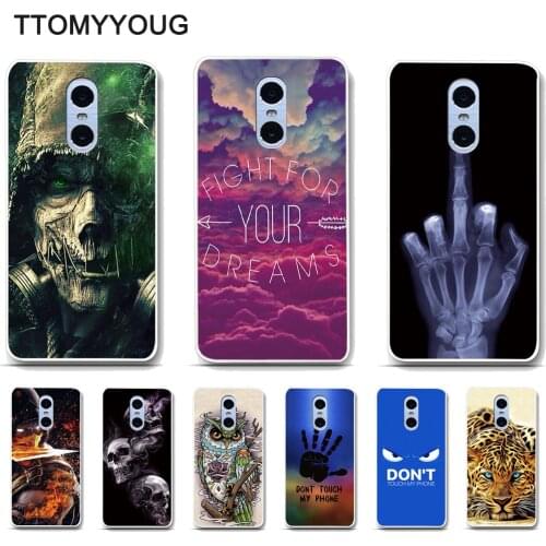 Silicone Cover for Xiaomi Redmi Note 4 Note4 Soft TPU Back Phone Cover Case for Xiaomi Redmi Note 4x Note 4 X Print Shells Bags