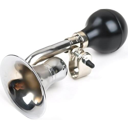 Bicycle Air Horn Safety Bell Ring Handlebar Bicycle Accessories Mountain Road Bike Cycling Loud Bells Alloy Trumpet Honking