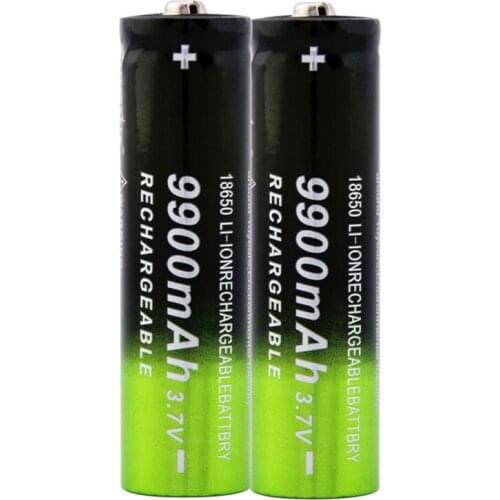 1-20pcs 18650 Battery 9900mAh 3.7V 18650 Li-ion Rechargeable Battery for Led Pen Flashlight Torch bateria 18650 pilas recargable