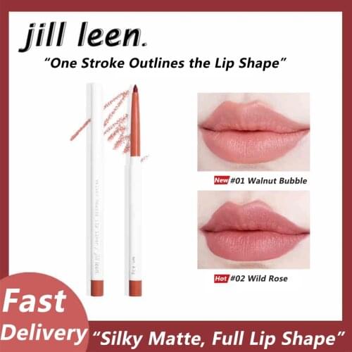 JILLLEEN 1Pcs Cosmetic Lipstick Pen Professional Matte Velvet Mousse Pencil Lady Charming Lip Liner Contour Makeup Lipstick Tool