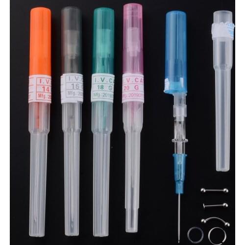 1PC Sterilized I.V. Catheter Cannular Body Piercing Needles 316l Surgical Steel Professional Tattoo Needle Tools