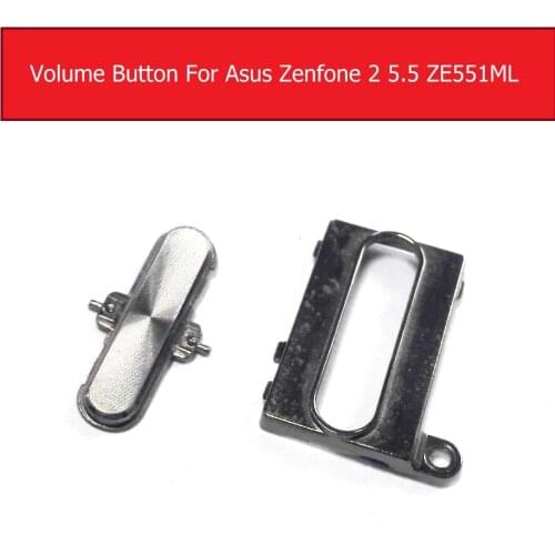 100% New Original Volume up down mute button For Asus zenfone 2 5.5" ZE550mL ZE551ml Z00ADB volume button replacement parts