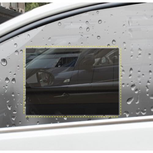 2 Pack Rain Shield Side Window Glass Film Car Side Window Protecitve Film Anti Fog Rainproof Film Auto Accessories