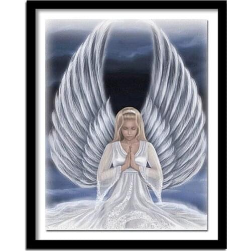 5D Diy Diamond Painting Angel Full Drill Square Resin Pasted Embroidery Cross Stitch Kits Home Decor Crafts