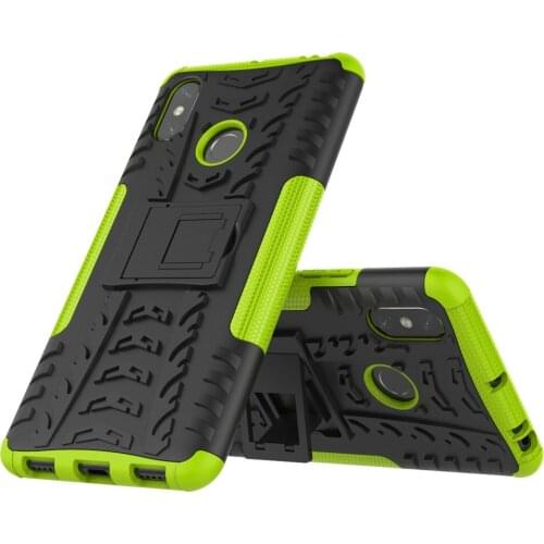 For Xiaomi Mi 6X A2 Pocophone F1 Cover Case Armor Silicone Rugged Hard Plastic Case For Xiaomi Mi 8 Max 3 With Holder