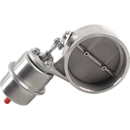 Electric exhaust control valve 2'' 2.5'' 3'' 3.5'' Exhaust Control Valve Exhaust with Vacuum Actuator for 2 1/2" 63mm Pipe Open