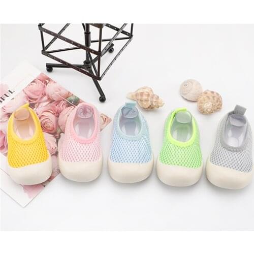 #EW Infant Toddler Indoor Mesh Shoes Baby Girls Boys First Walkers Baby Non-Slip Elastic Socks Slip-On Shoes обувь для малышей