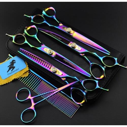 Freelander Professional Pet Grooming Scissors 7 Inch,JP440C,62HRC,Dog Grooming Shears,Cutting Scissors For Gog Grooming