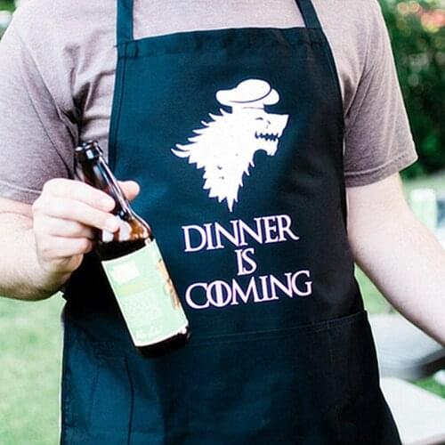Customized Funny Apron for Men,Fathers Day Cooking Gifts,Personalized Dinner with wine and meat,BBQ Chef Dad Birthday Grilling