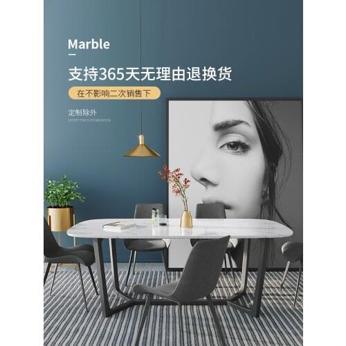 Marble Table Folding table Dining Table Rental Room Marble dining table Support for custommization
