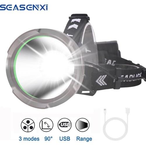 XHP90+COB LED Headlamp Portable USB Rechargeable Torch Lamp Body Motion Sensor Headlight Camping Fishing Cycling Headlighting