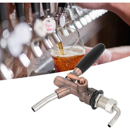 Thread Adjustable Beer Tap Faucet Bronze Color Equipment for Home Bar Restaurants