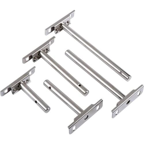 2Pcs DIY Invisible Floating Shelf Brackets Adjustable Blind Shelf Floating Support Brackets Concealed Mount for Home Wall