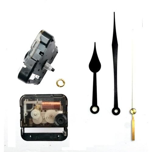 S 44704P Plastic Movement Sweep Clock Accessory With Black Hands Silent Movement Quartz DIY clock Kits