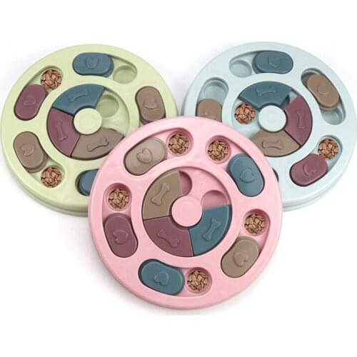 Creative Pet Food Dispenser Puzzle Dog Bowl Puppy Anti Choke Slow Down Feeder Dog Training Toys Prevent Obesity Interactive Toy