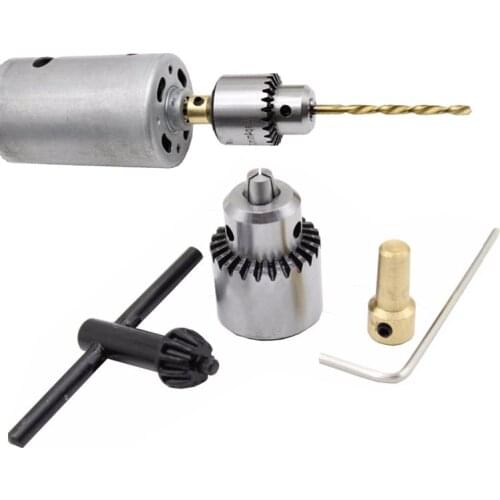 0.3-4mm Micro Motor Drill Chuck Clamping Range Taper Mounted JTO Mini Drill Chuck With Chuck Lathe Tools Accessories With Chuck