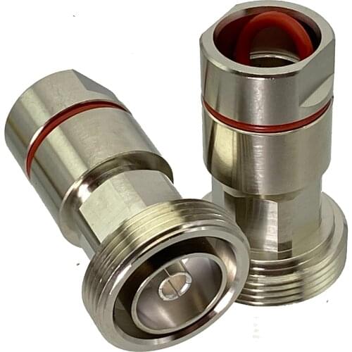 1pce 7/16 DIN female jack center clamp 1/2" corrugated cable RF connector