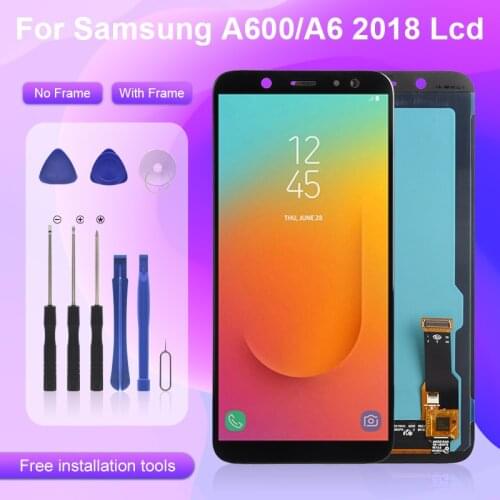 Promotion Catteny For Samsung Galaxy A6 2018 Lcd 2018 J8 J800 With Touch Screen Digitizer A600 Display Assembly Free Shipping