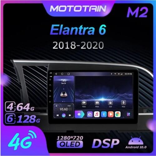 Ownice 6G+128G Android 10.0 Car Autoradio Multimedia for Hyundai Elantra 6 2018 - 2020 Radio System Unit 360 Panorama 4G LTE Car