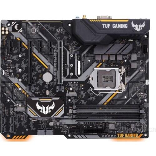 Used ASUS TUF B360-PRO GAMING (WI-FI) original motherboard for intel LGA 1151 DDR4 I3 I5 I7 USB2.0 USB3.0 USB3.1 mainboard