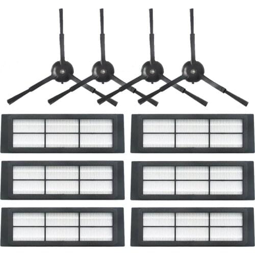 Side Brush Hepa Filter Replacement for Xiaomi Vacuum 1 & 2 Roborock S50 S51 S55 T4 T6 MI Robot Vacuum Cleaner Parts Accessories